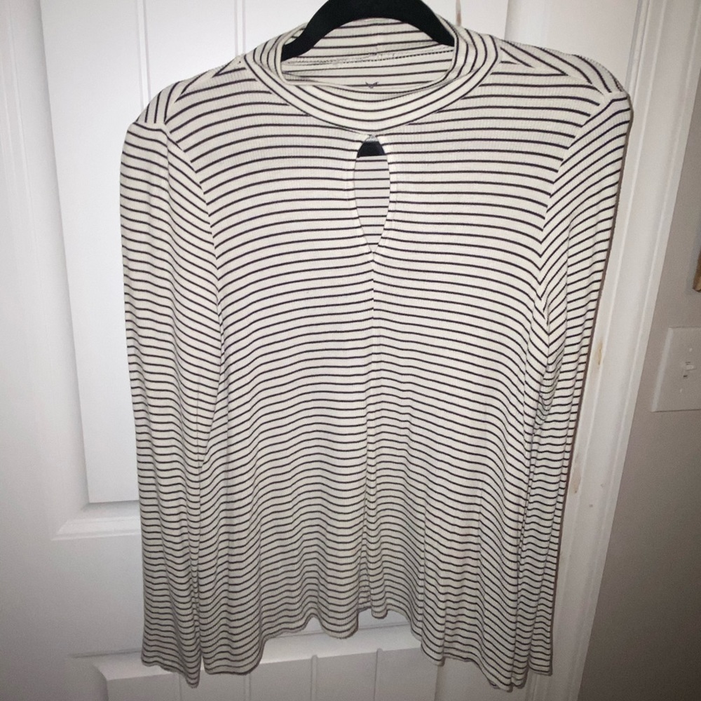 Flowy striped long sleeve